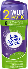 Lady Speed Stick 24-hour protection antiperspirant delivers reliable odor control.