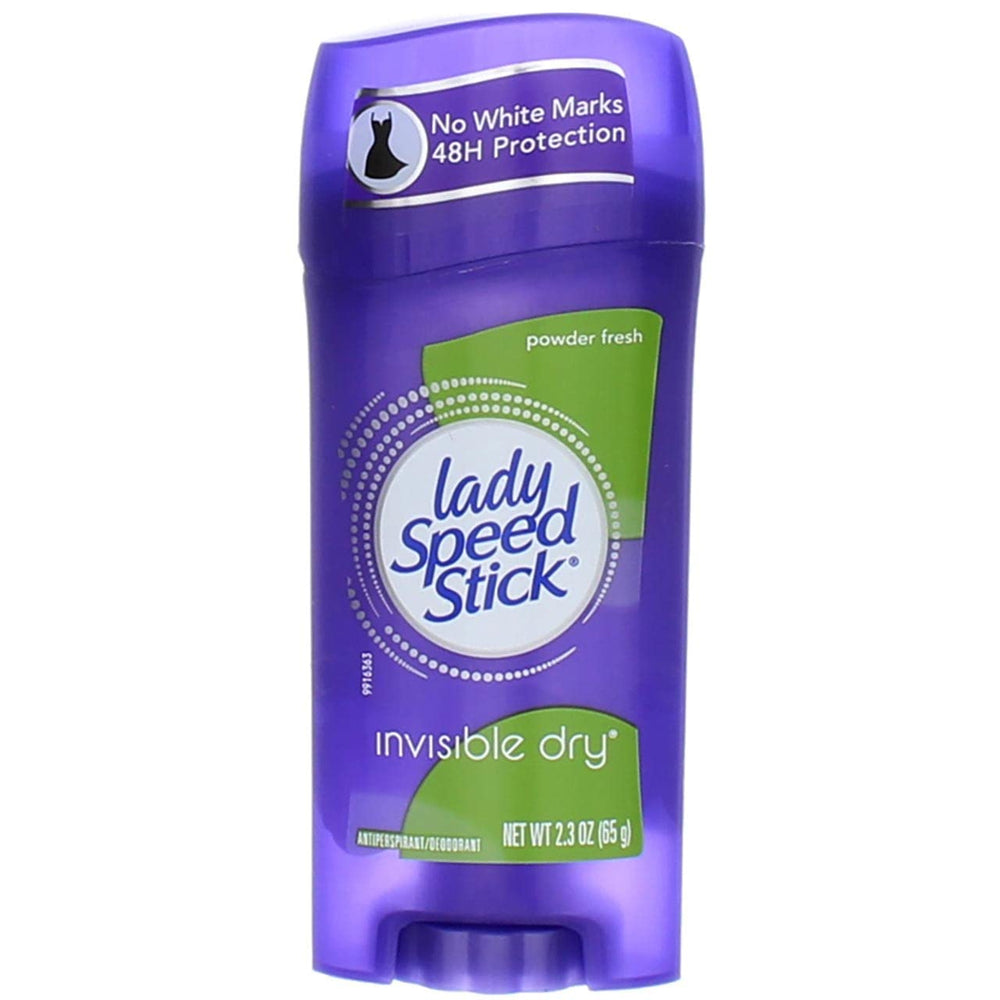 Aplicación suave de Lady Speed Stick Invisible Dry; sensación fresca.