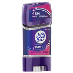 Lady Speed Stick Fusión Fresca, textura gel clara para aplicación discreta y limpia.