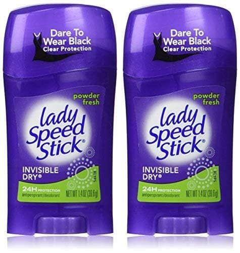 Lady Speed Stick Invisible Dry Powder Fresh two-pack packaging visual highlighting value and convenience.