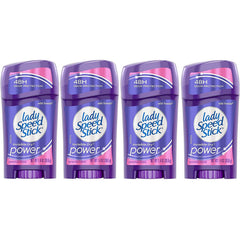 Lady Speed Stick Invisible Dry Wild Freesia pack of 4 for 24-hour freshness.