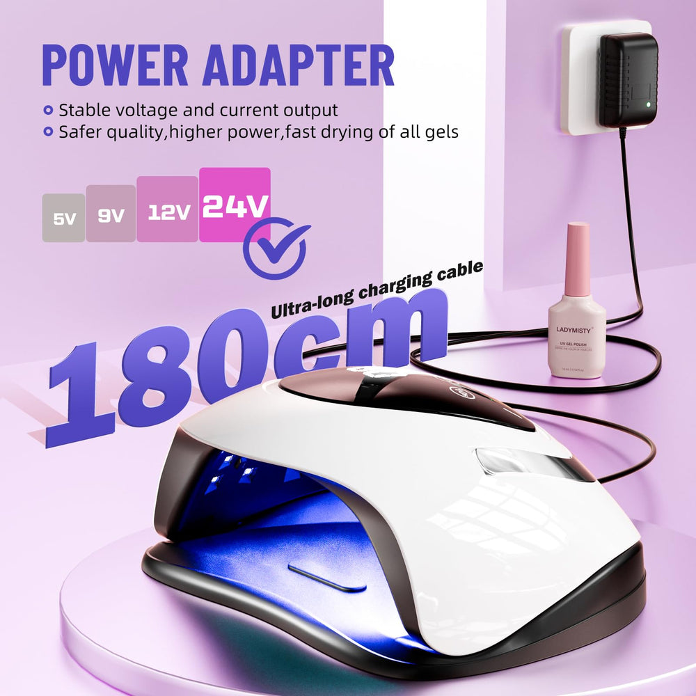LadyMisty 4 timer presets for flexible curing sessions.