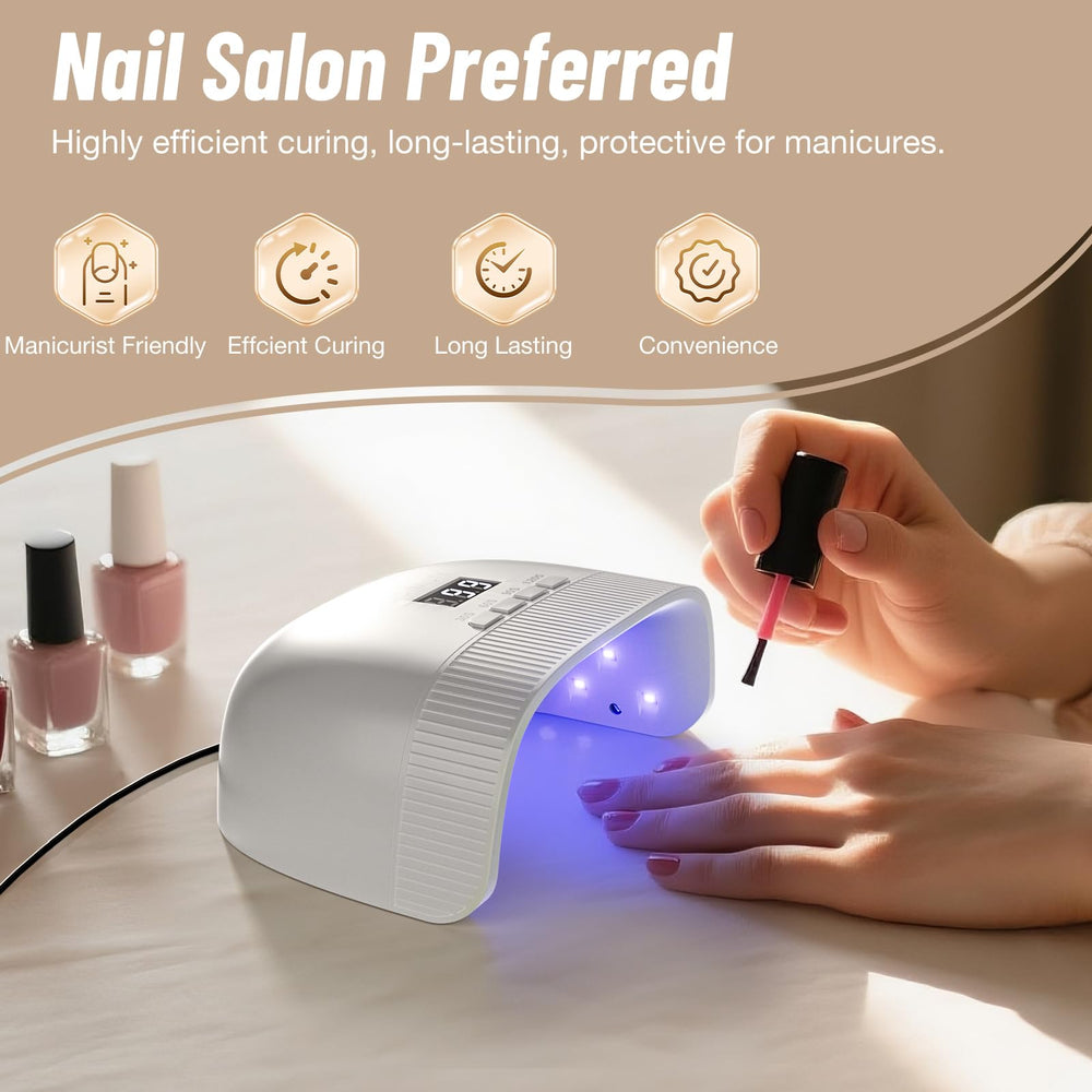 LadyMisty UV nail lamp clean exterior for easy maintenance
