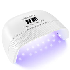 LadyMisty UV nail lamp front view for home gel nails