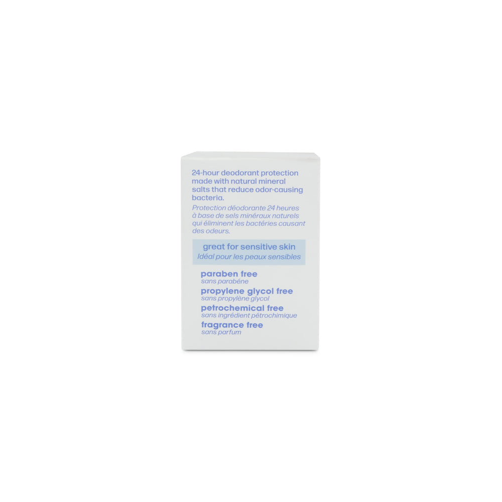 Lafe's desodorante natural, control de olor sin aluminio, ideal para piel sensible.