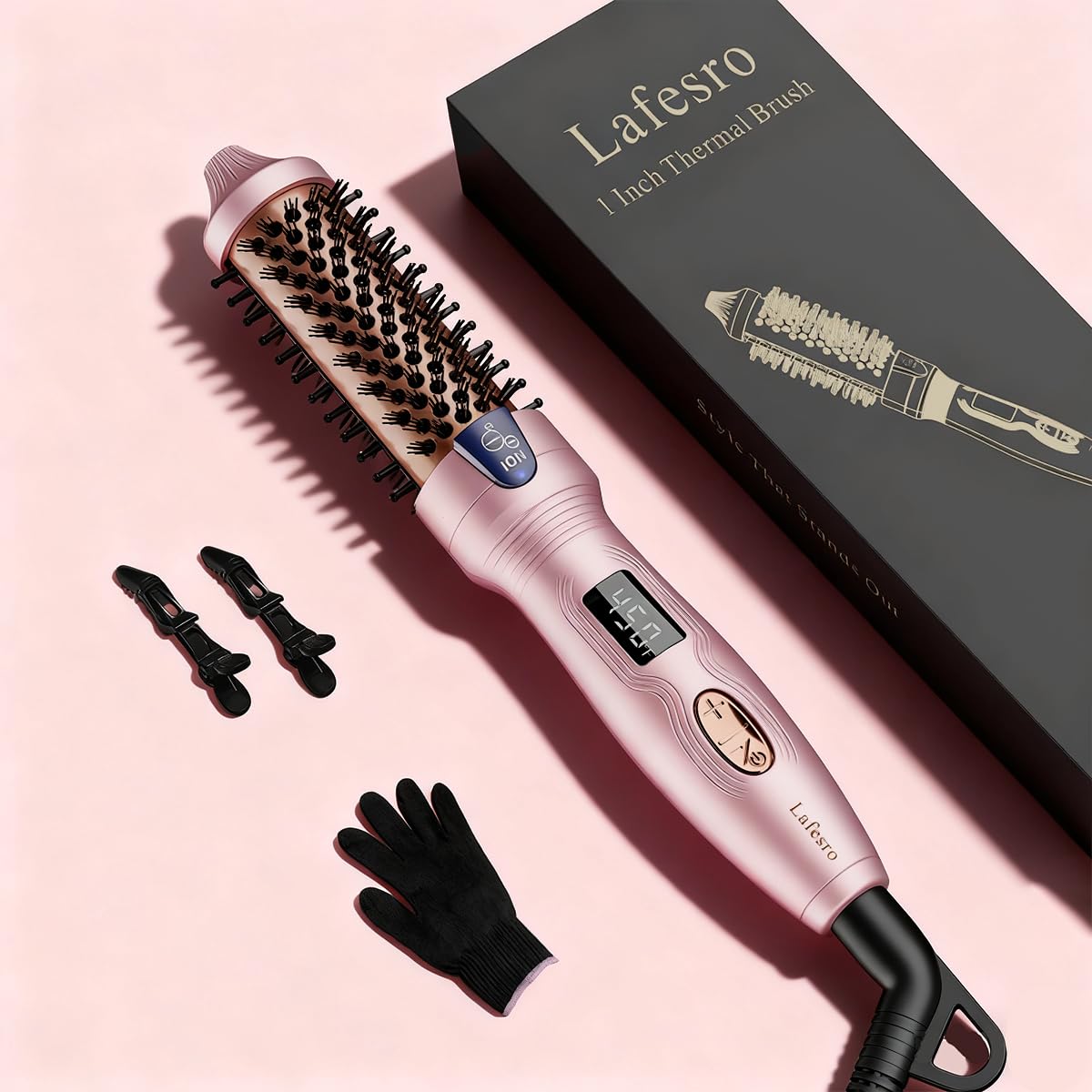 Lafesro Thermal Brush ideal for short to medium hair to create waves.