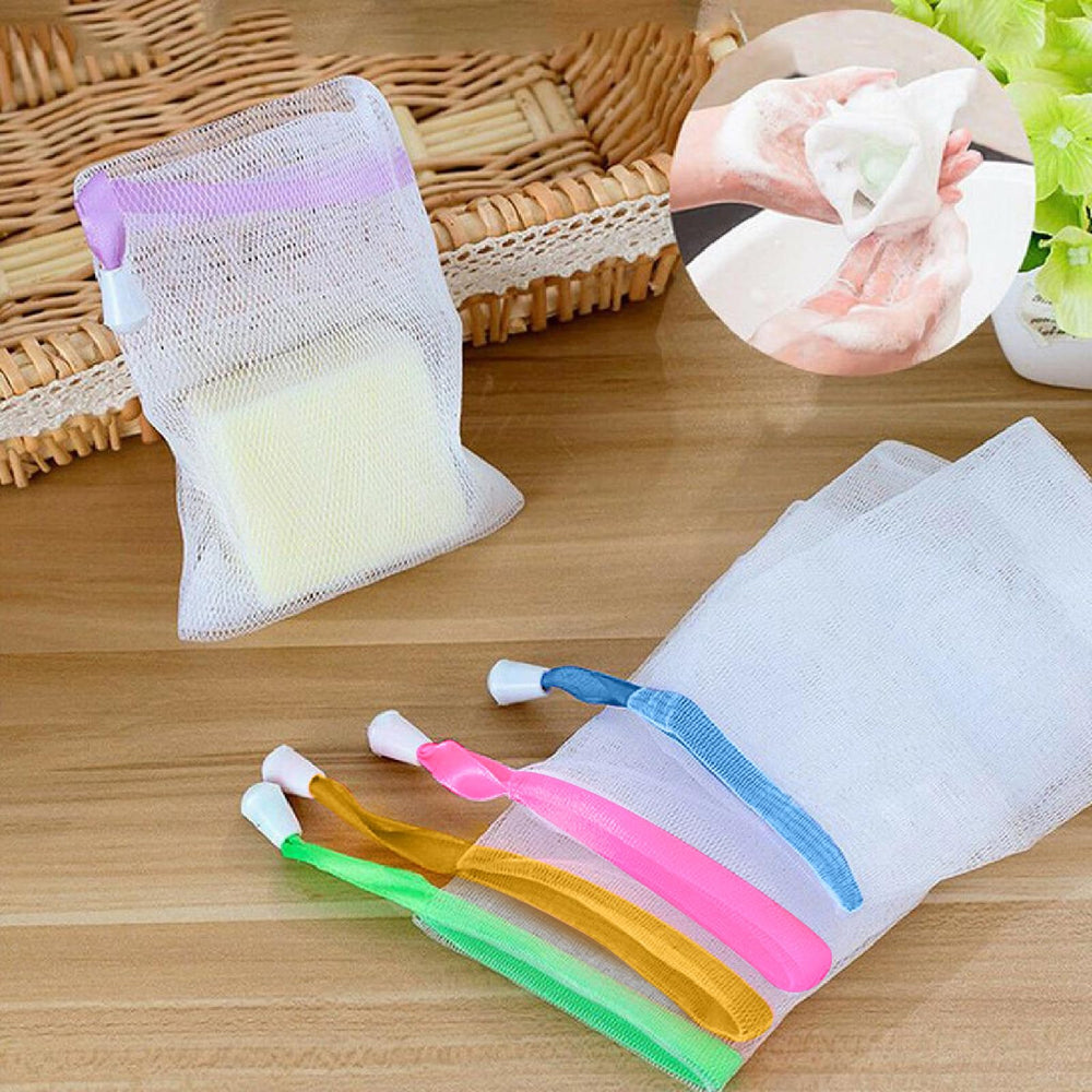 Lagincig bolsa jabón malla para ducha facilita espumado