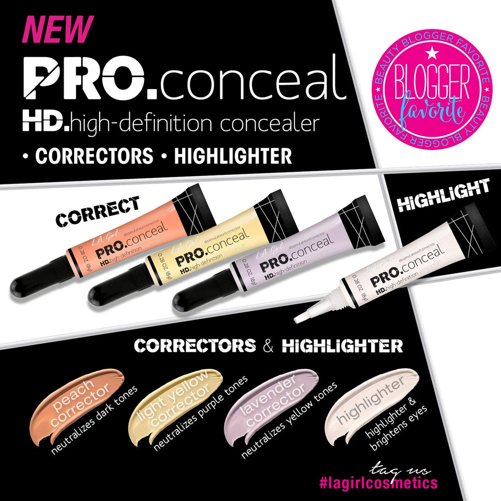 L.A. Girl Pro Conceal HD swatch on skin shows good color evenness
