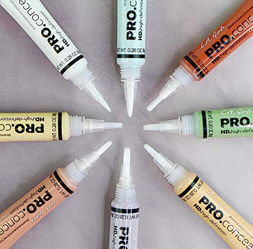 L.A. Girl Pro Conceal HD on the under-eye area blends evenly