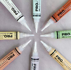L.A. Girl Pro Conceal HD on the under-eye area blends evenly