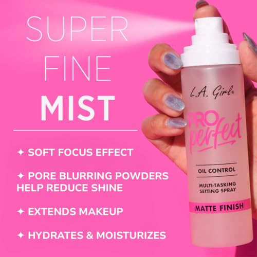 L.A. Girl Pro Perfect Setting Spray GFS200: boquilla para aplicación suave