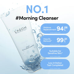 LAGOM Cellup Gel, primer plano de ingredientes, base de cuidado del 85%.