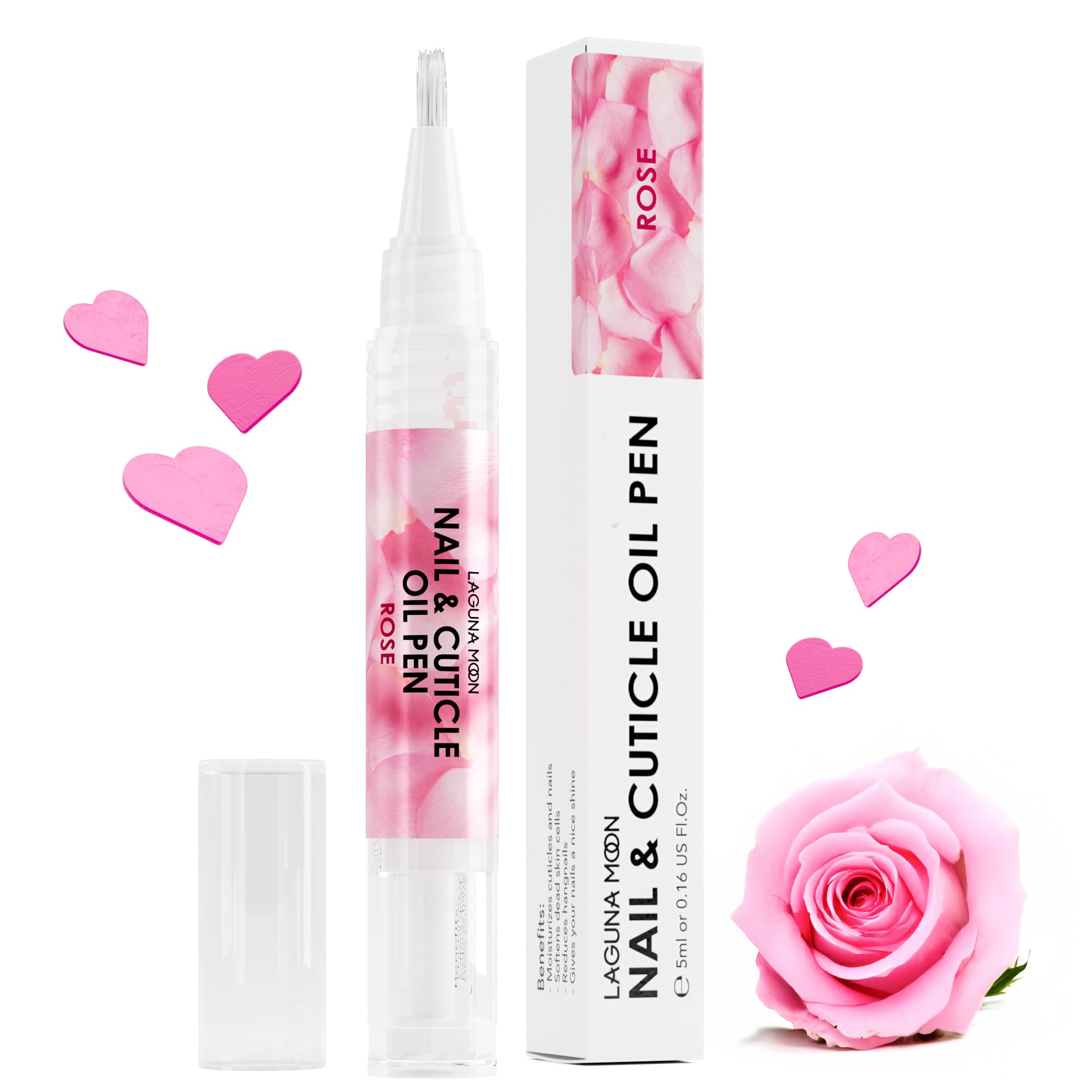 Lagunamoon aceite de cutícula con jojoba y almendra dulce.