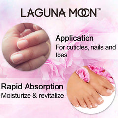 Lagunamoon pluma de cuidado de cutícula para uñas acrílicas, ayuda a hidratar.
