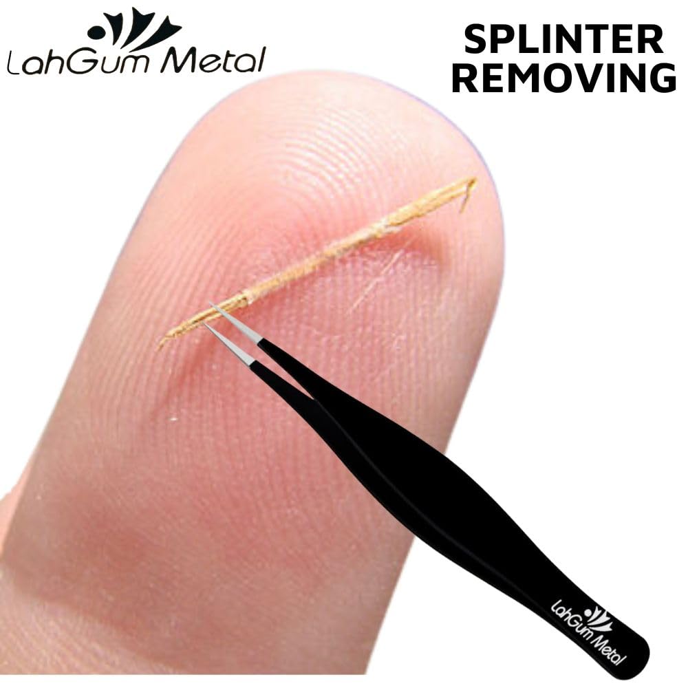 LahGum Metal facial hair removal detail suitable for fine brows.