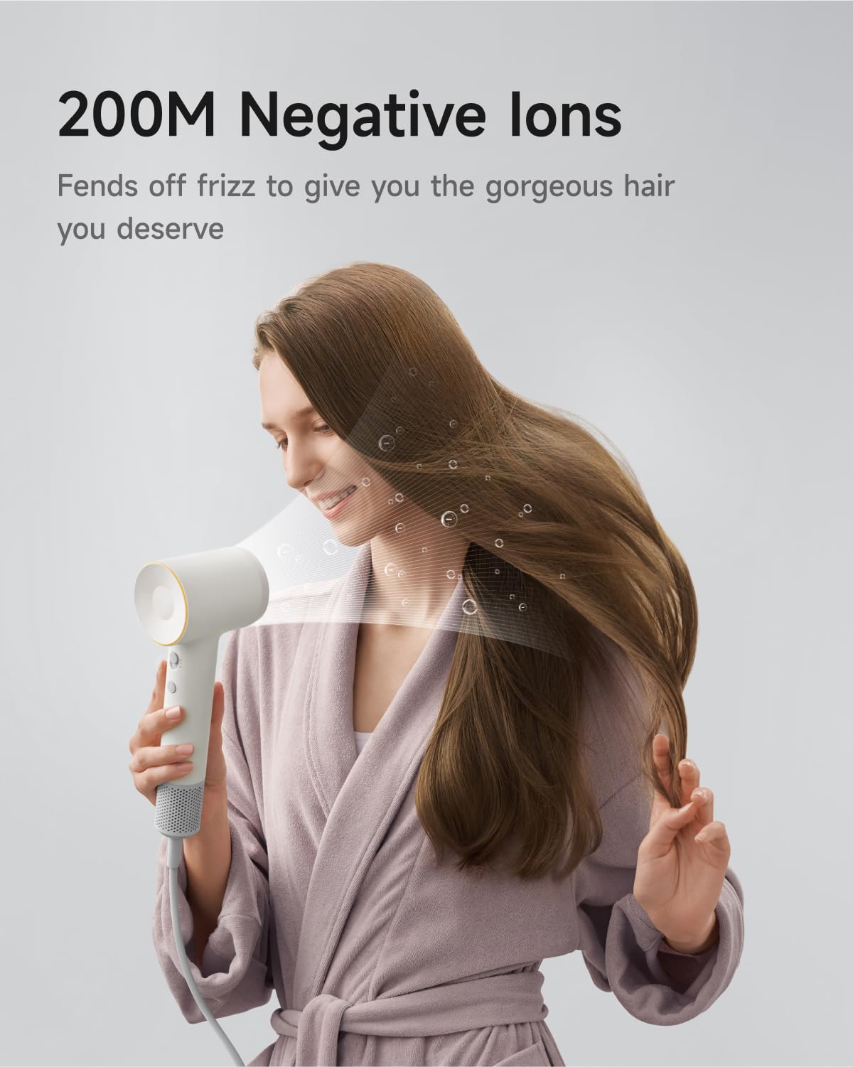 Laifen Hair Dryer SE 2 108000rpm motor close-up suggests powerful airflow for efficient drying
