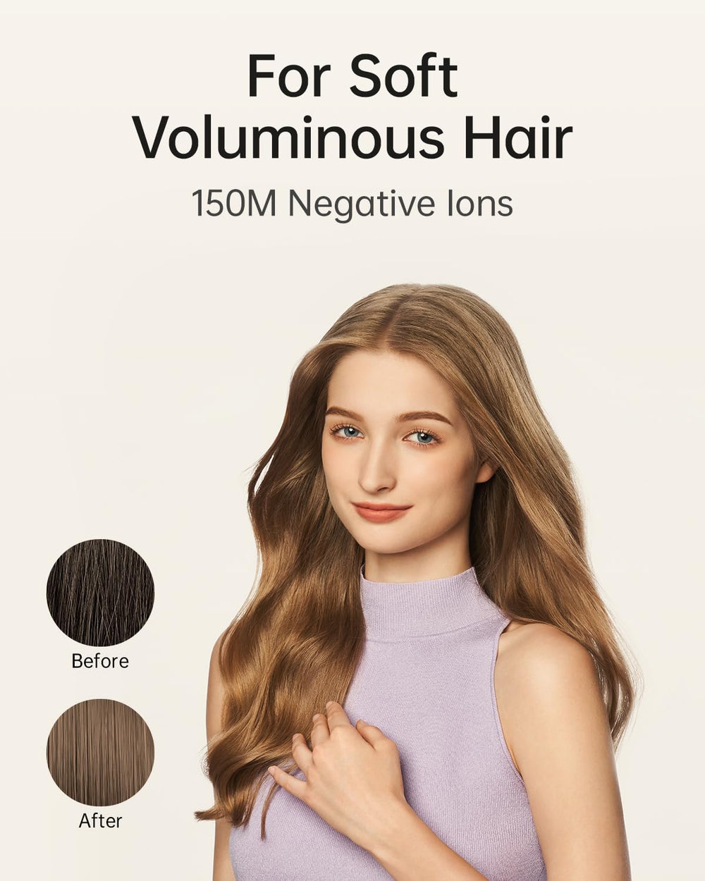 Laifen SE Lite heat-control system safeguards hair during styling.