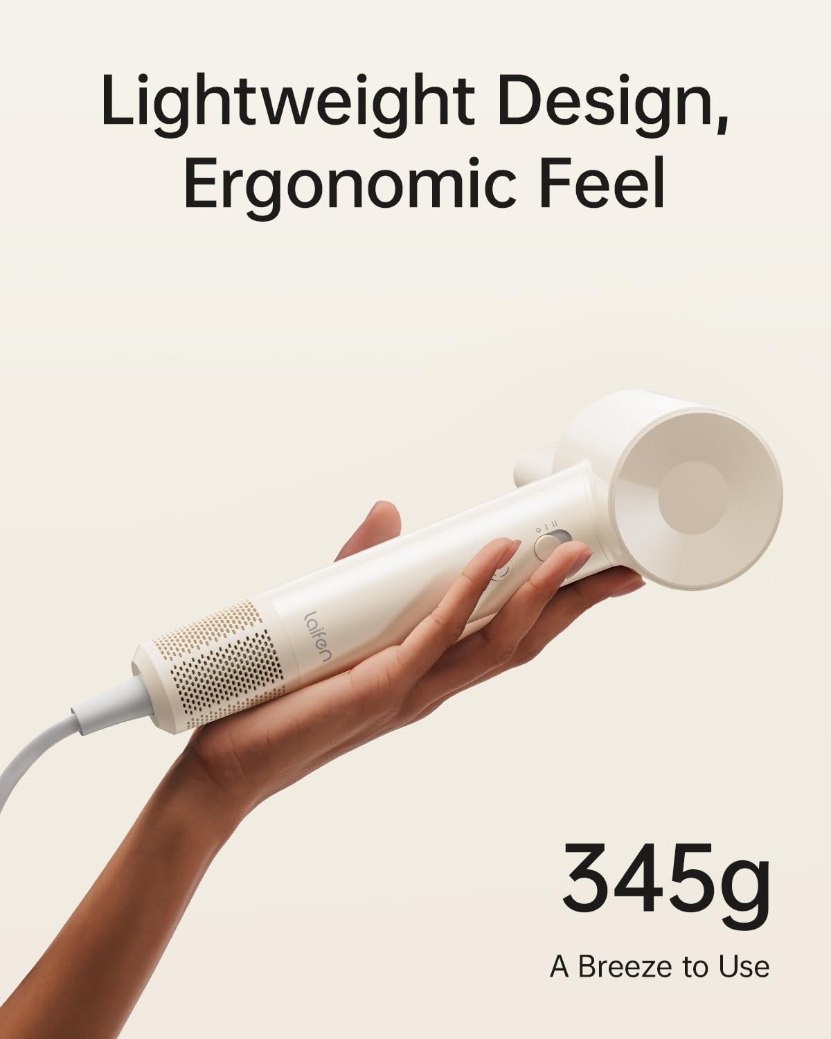 Laifen SE Lite lightweight design makes it easy to handle.