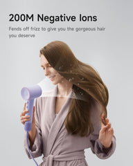 Laifen SE 2 with 200M negative ions helps reduce frizz during styling.
