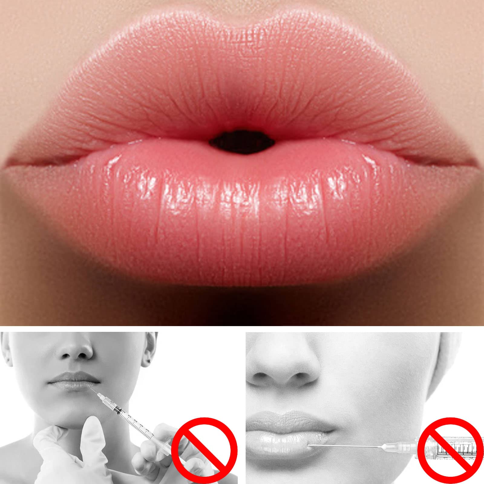 LAIKME Lip Plumper Extreme aporta brillo labial transparente con destellos sutiles.