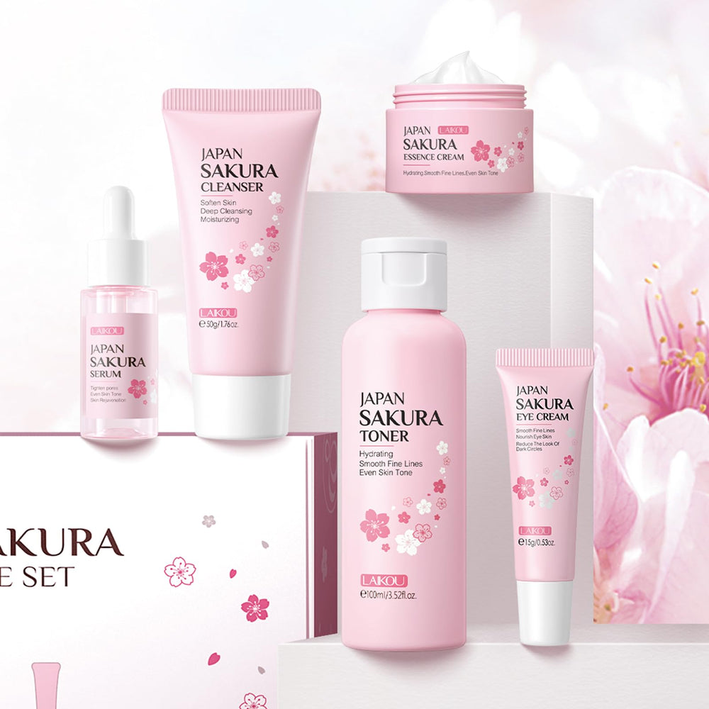 LAIKOU Sakura kit viaje: tamaños prácticos para viajar