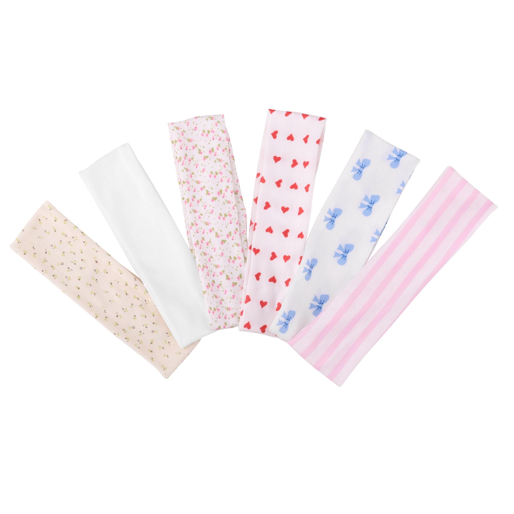 Lajou headbands with pink blossoms for cute, feminine flair.