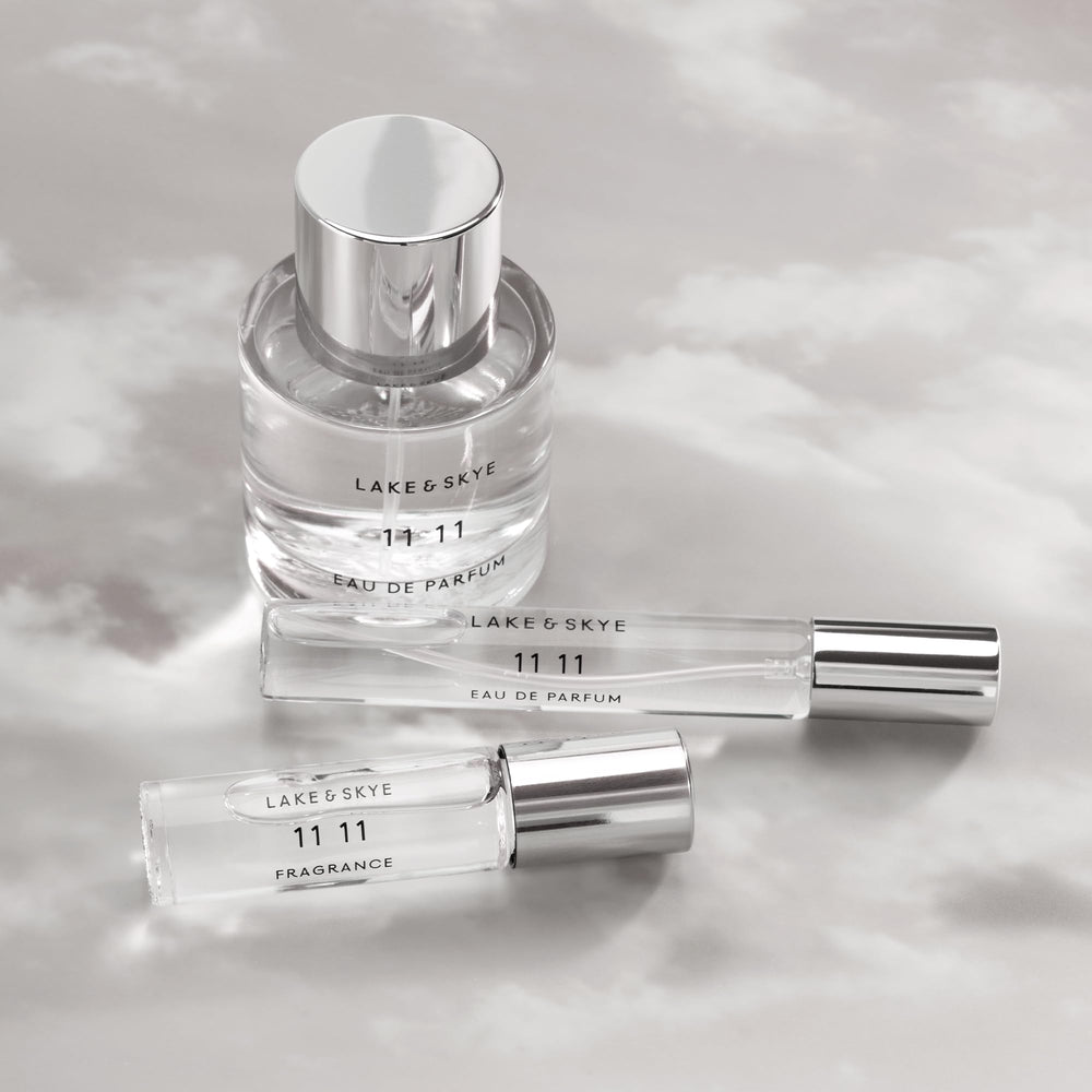 Lake & Skye 11 11 swirl captures ethereal musk and white amber vibes.