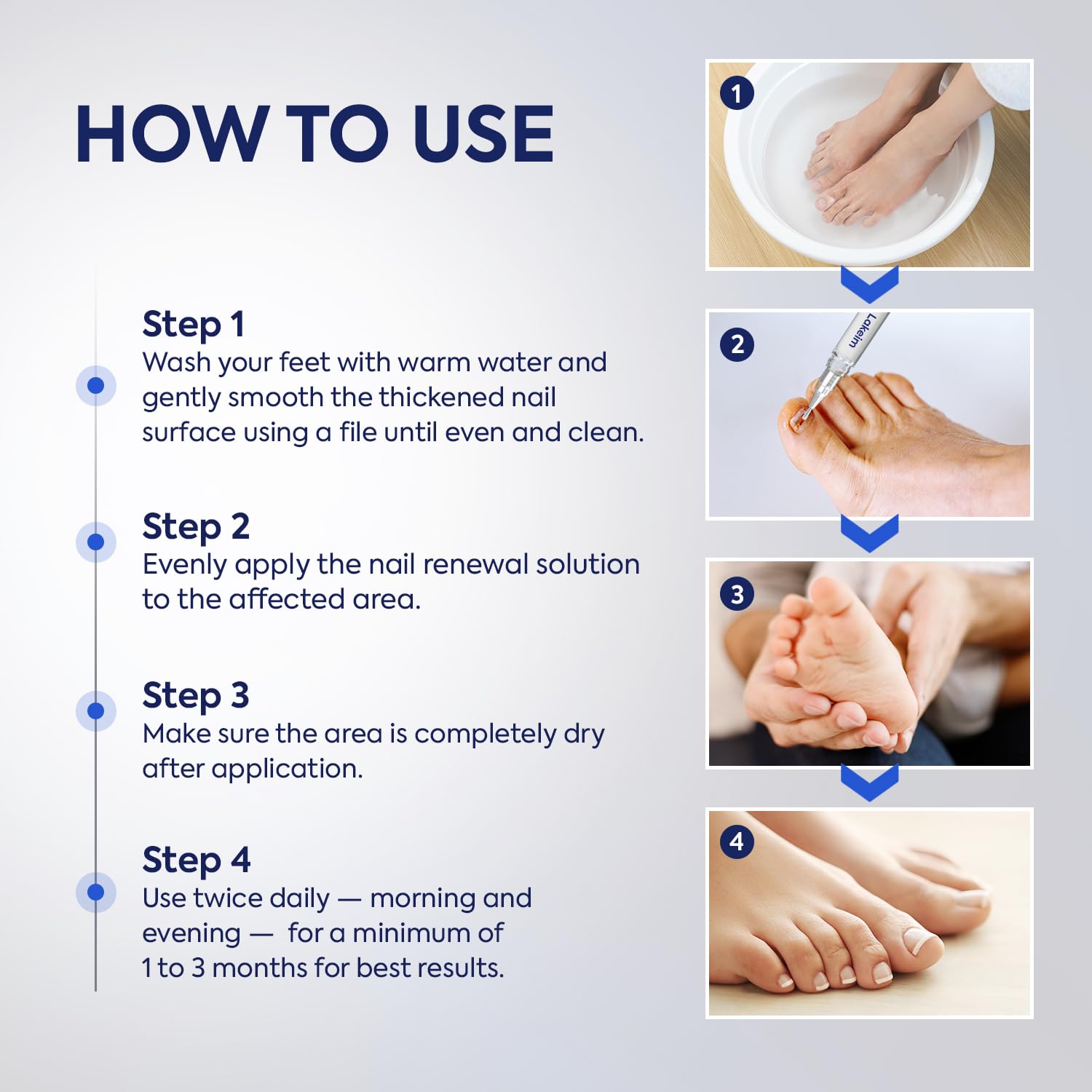  Lakeim limas de uñas durables para preparación suave