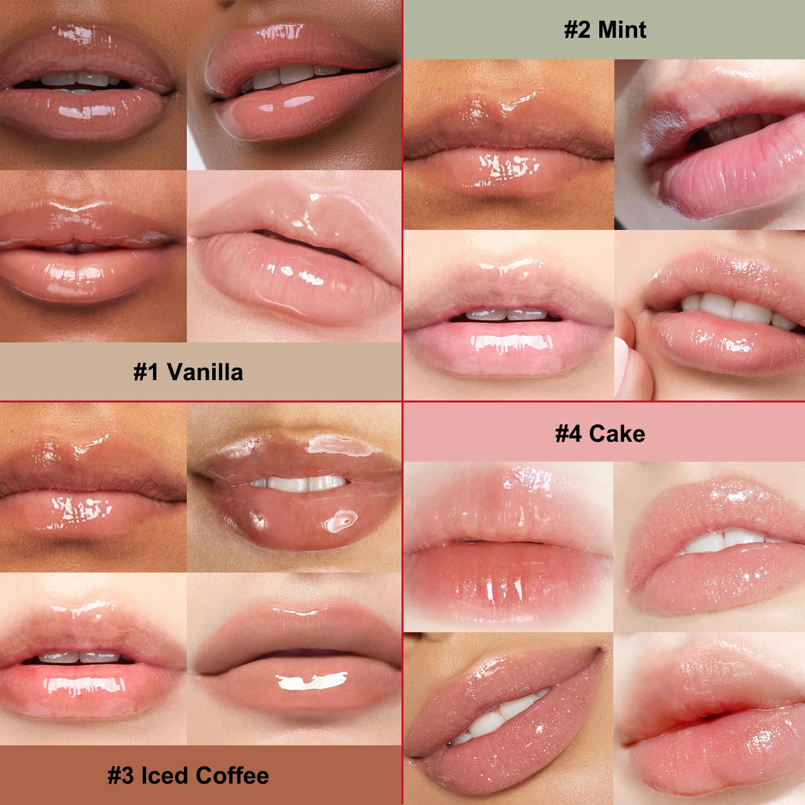 Aplicación suave de mantequilla labial Lakerain para labios saludables.