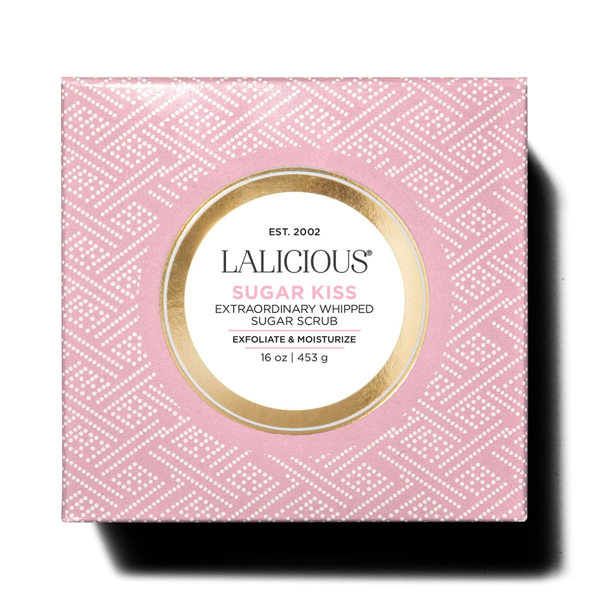 Gift-ready packaging makes LaLicious Sugar Kiss Scrub a thoughtful present.