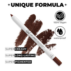 Delineador labial mate Lamel afilable para bordes precisos.