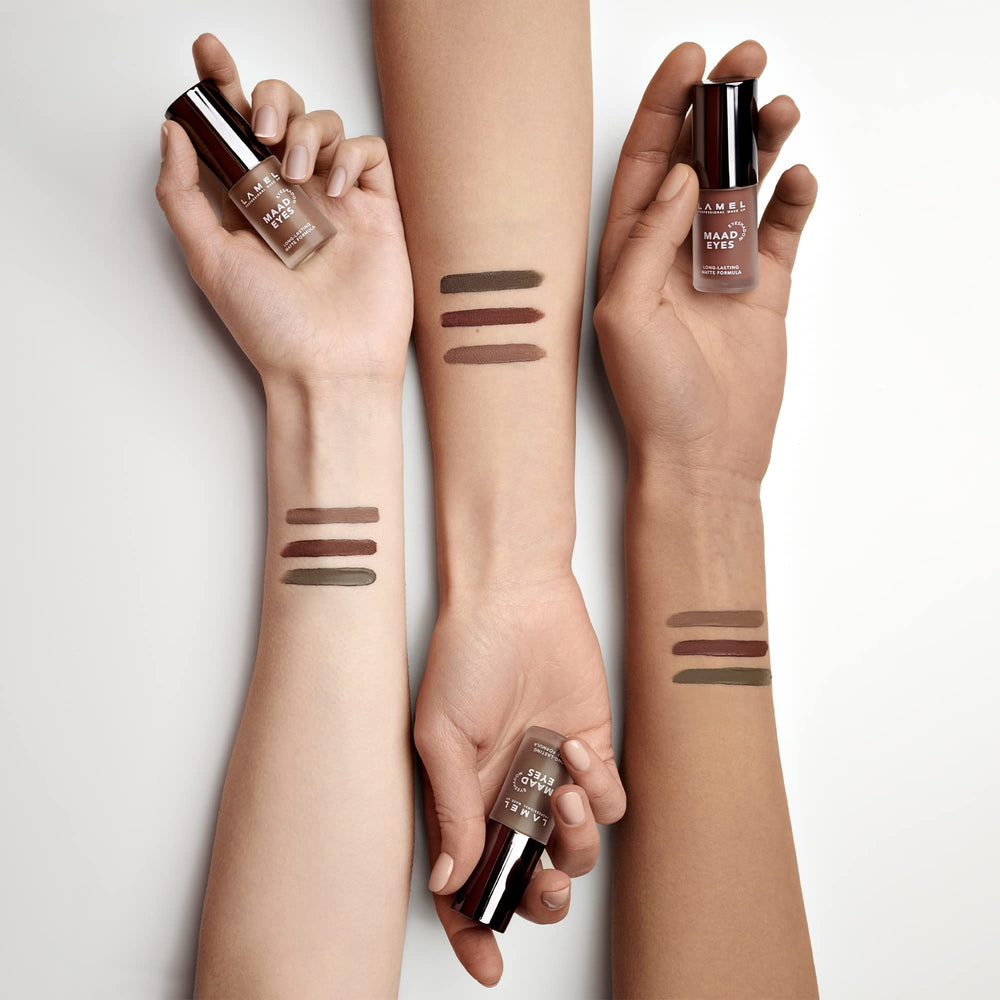 LAMEL versatile shade range for neutral to smoky eye looks