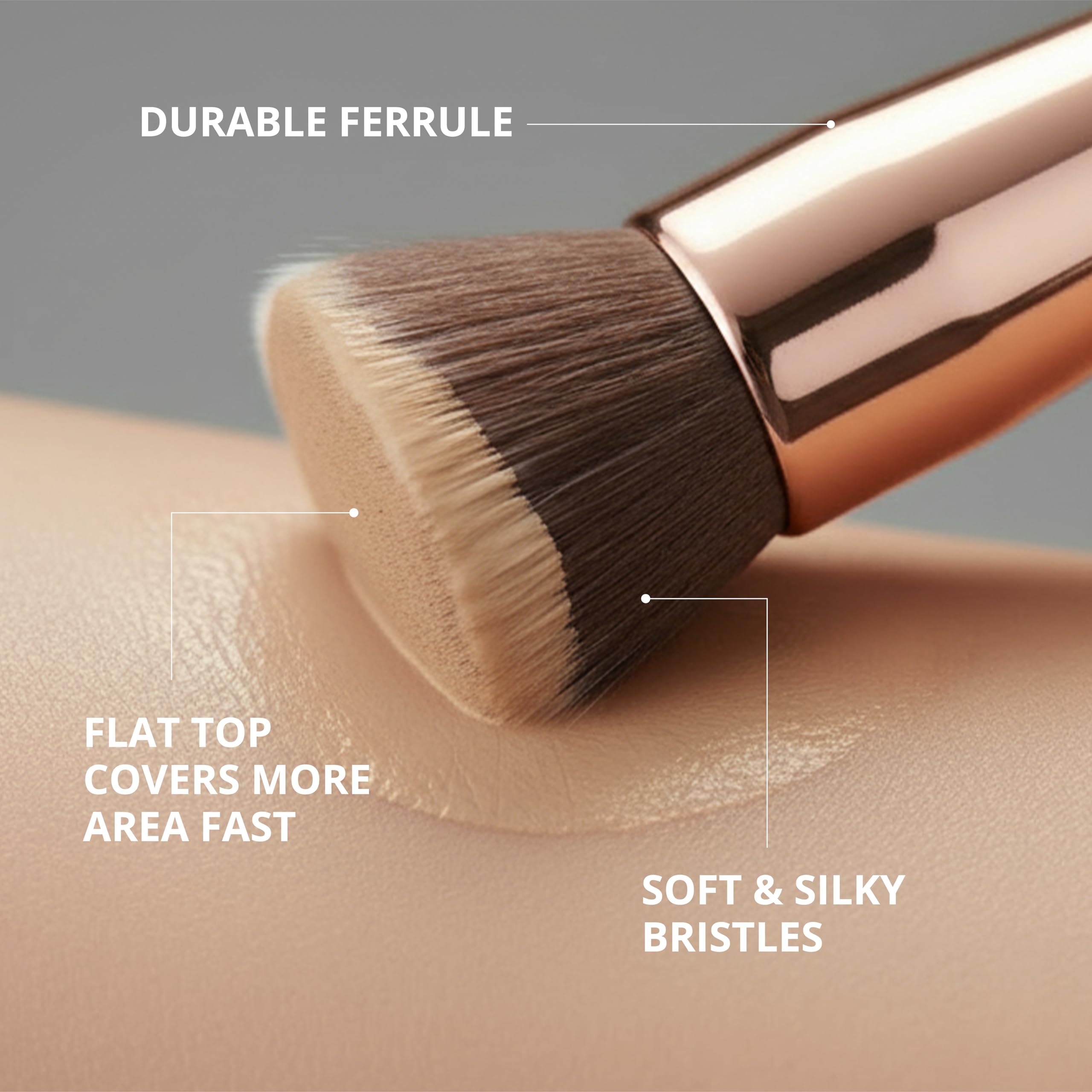 Lamora blending brush reaching hard-to-reach areas of the face