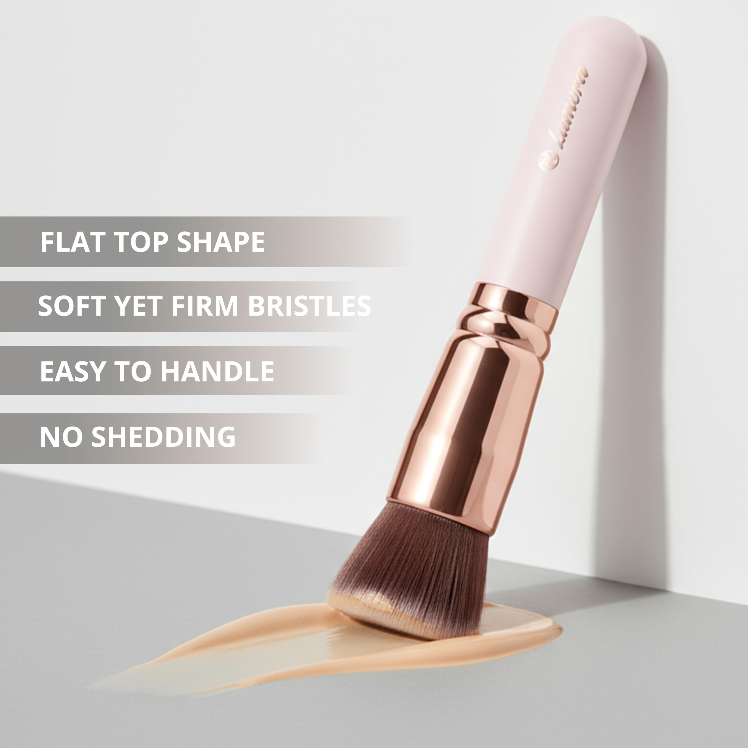Lamora contour cream with kabuki brush for sculpted definition