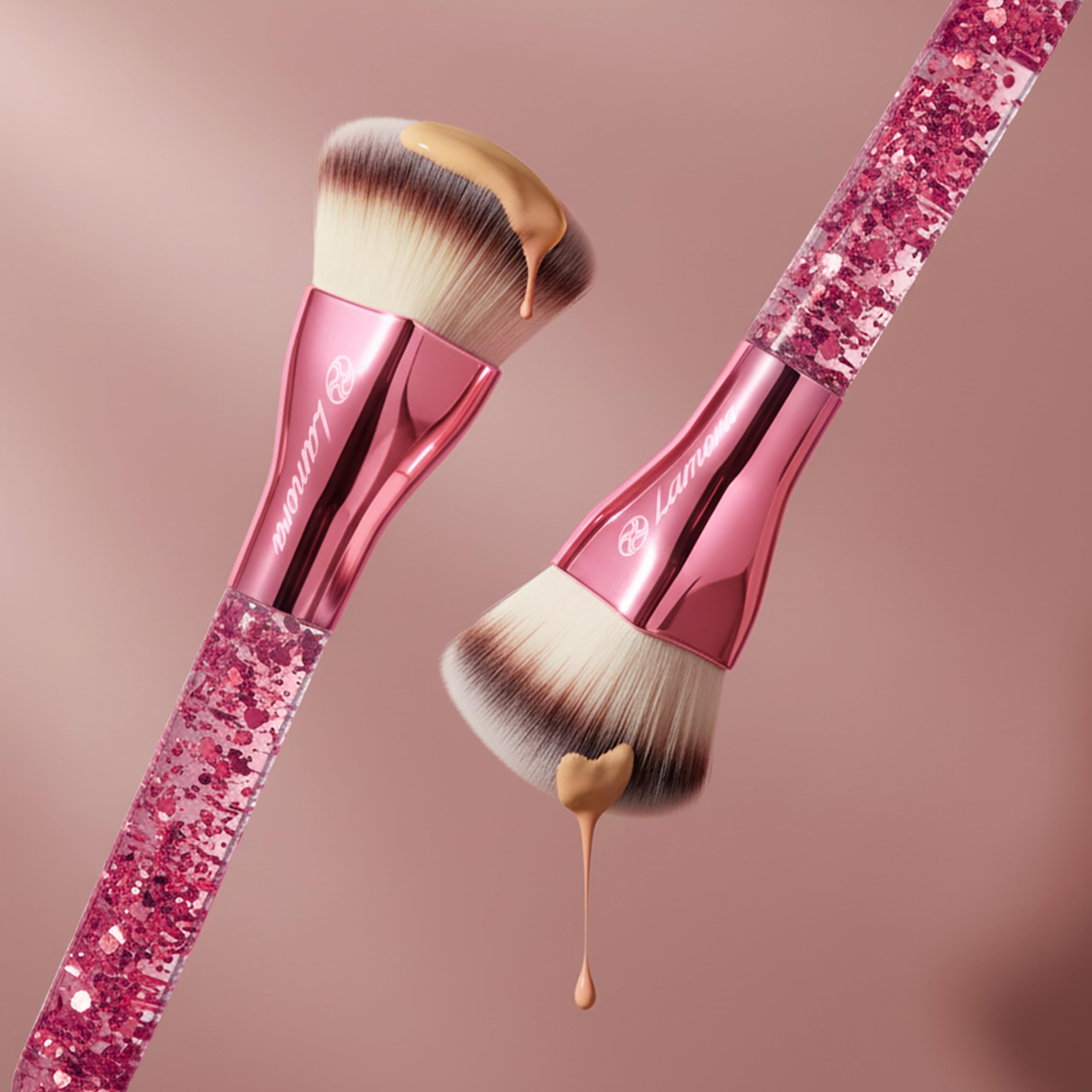 Lamora easy-to-clean brush requires simple soap and water for upkeep.
