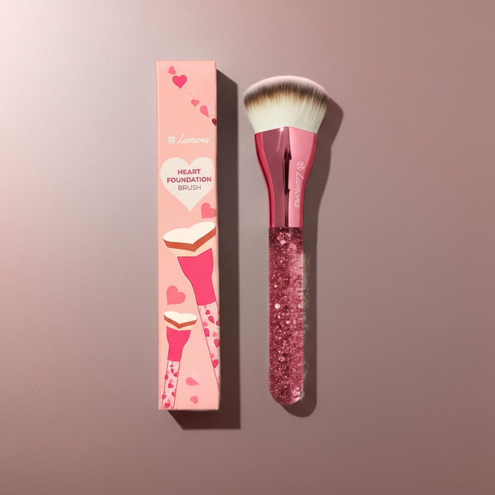 Lamora glitter handle design adds ergonomic grip and stylish appeal.