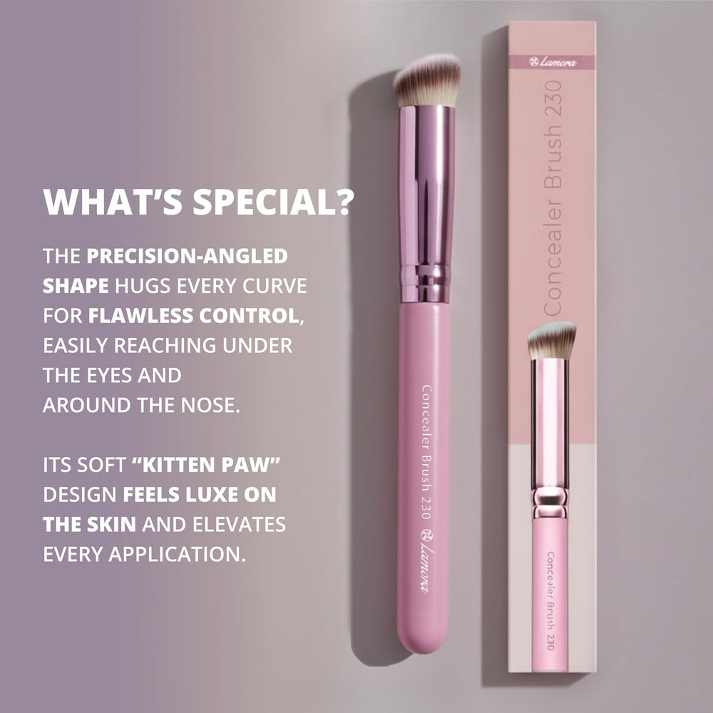 Lamora nose contour mini brush enables targeted contouring