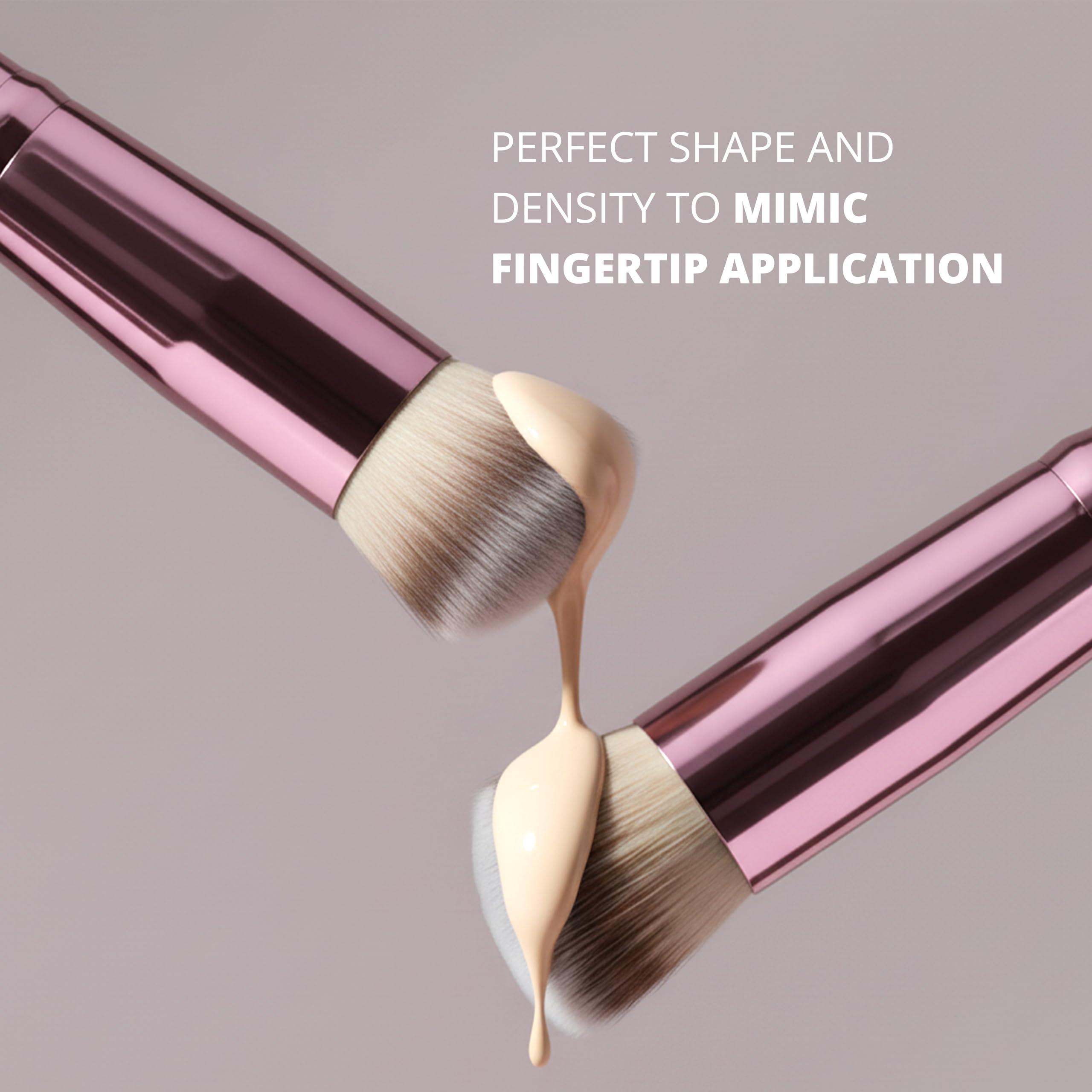 Lamora soft bristles ensure even, comfortable coverage