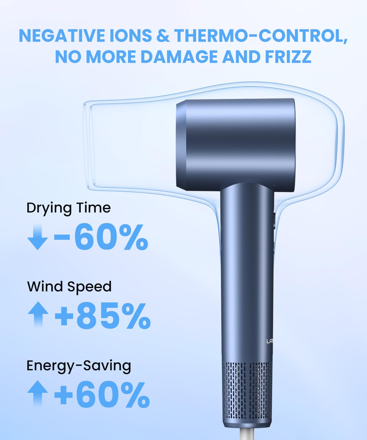 LAMPICK magnetic nozzle close-up reveals precise airflow control.