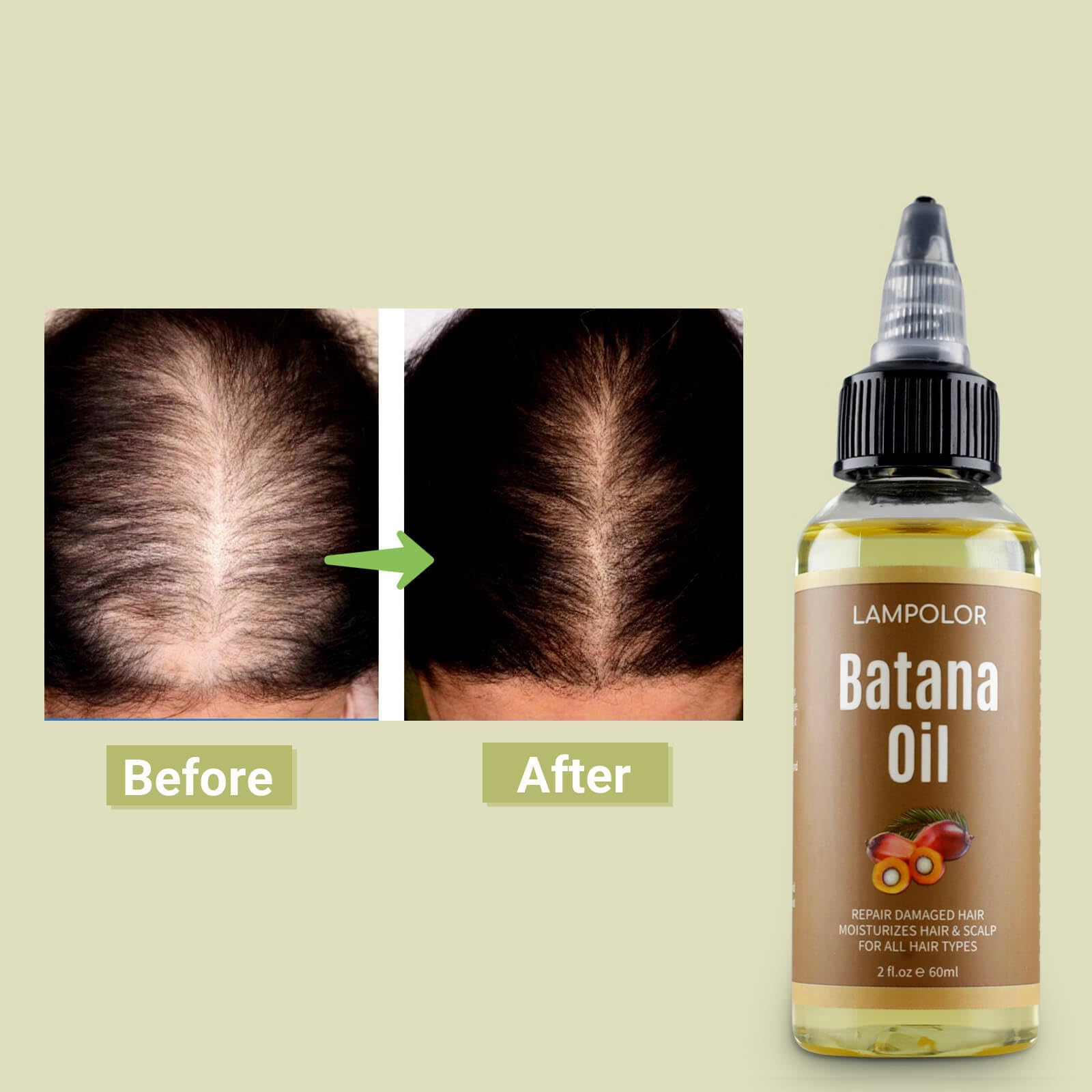Lampolar Batana textura-suave-brillo: deja el cabello suave y con brillo natural.
