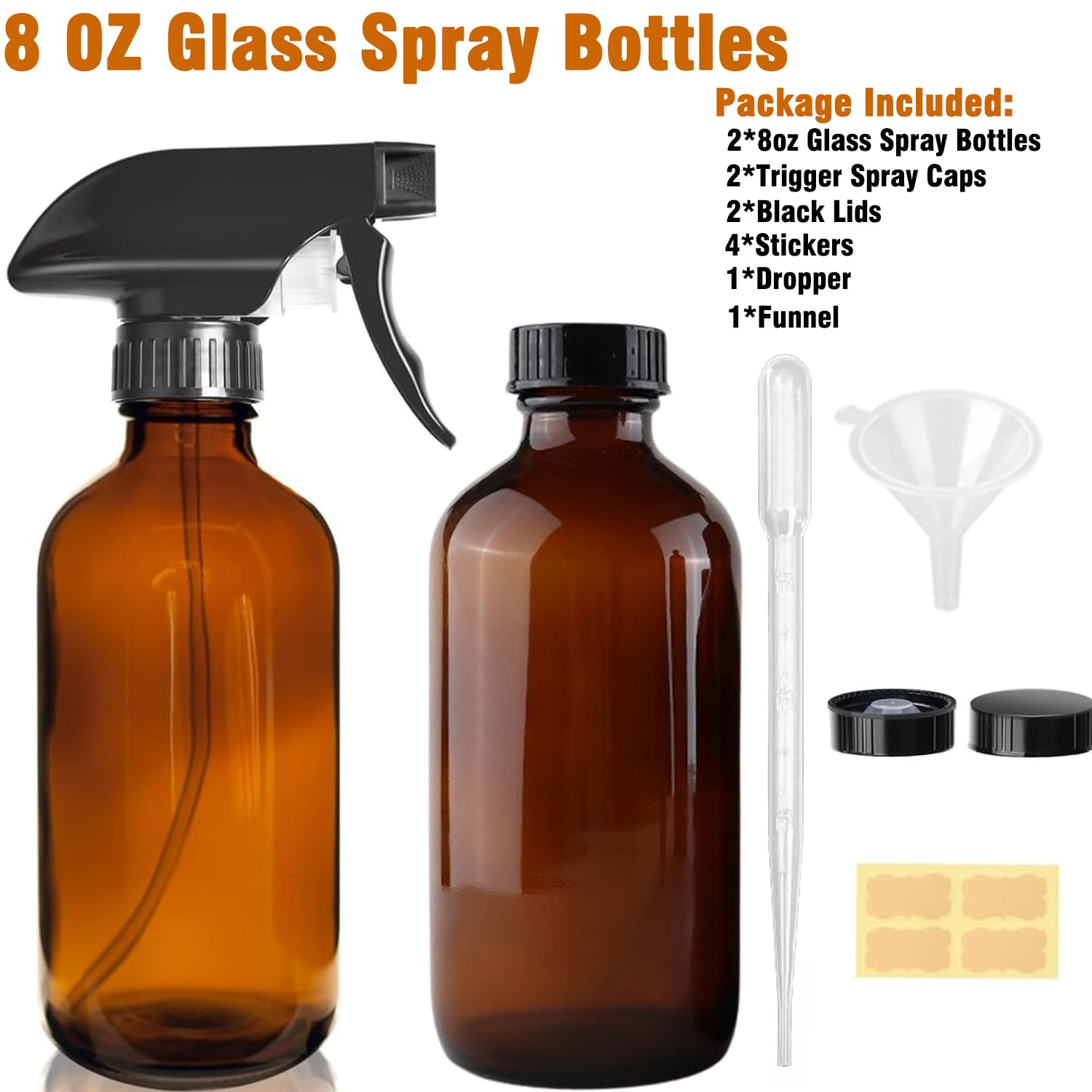 LANBEAUTIFY included funnel for mess-free refilling