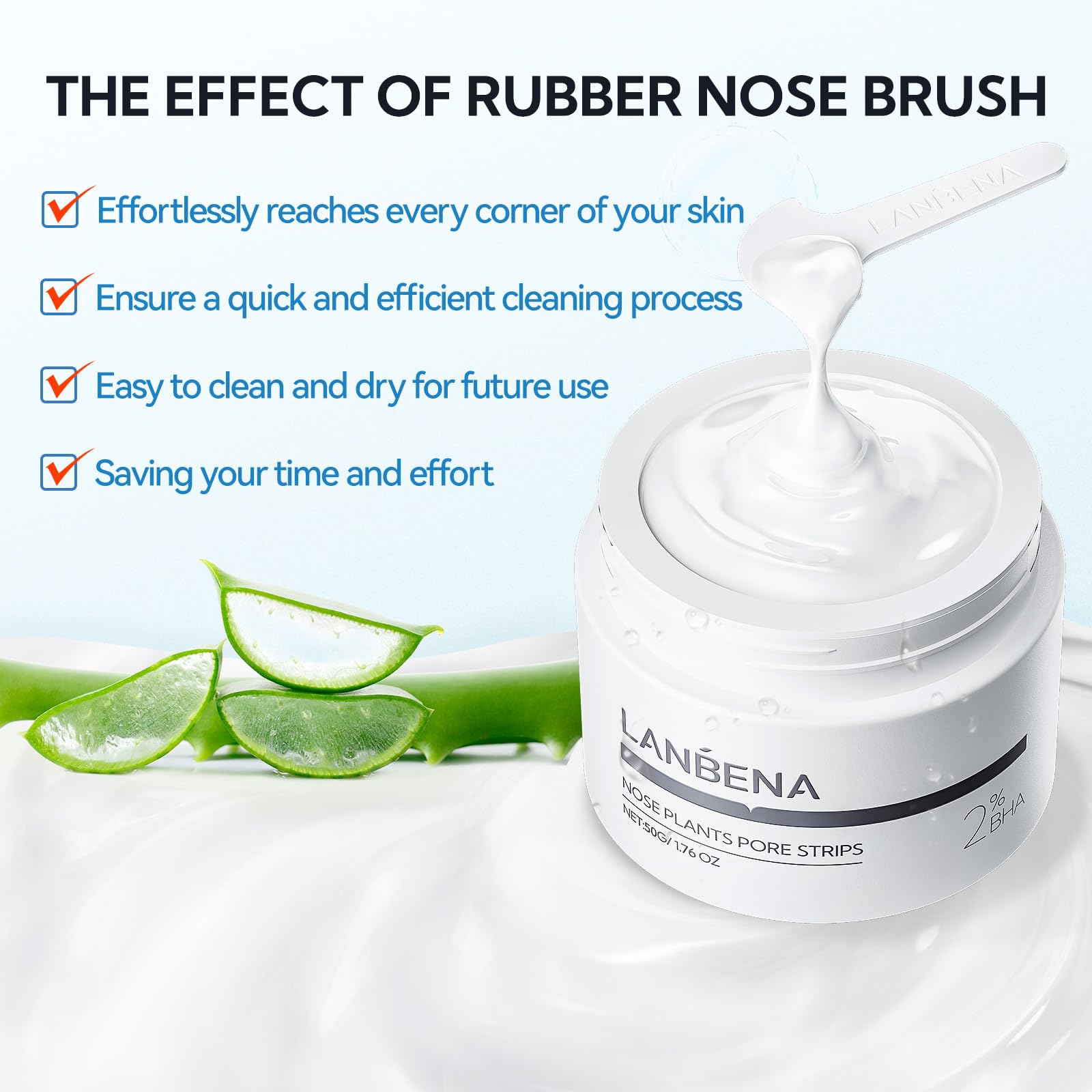 LANBENA bote crema 50 g: mascarilla cremosa para puntos negros