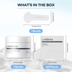 LANBENA cepillo nariz suave: alcance perfecto para limpiar