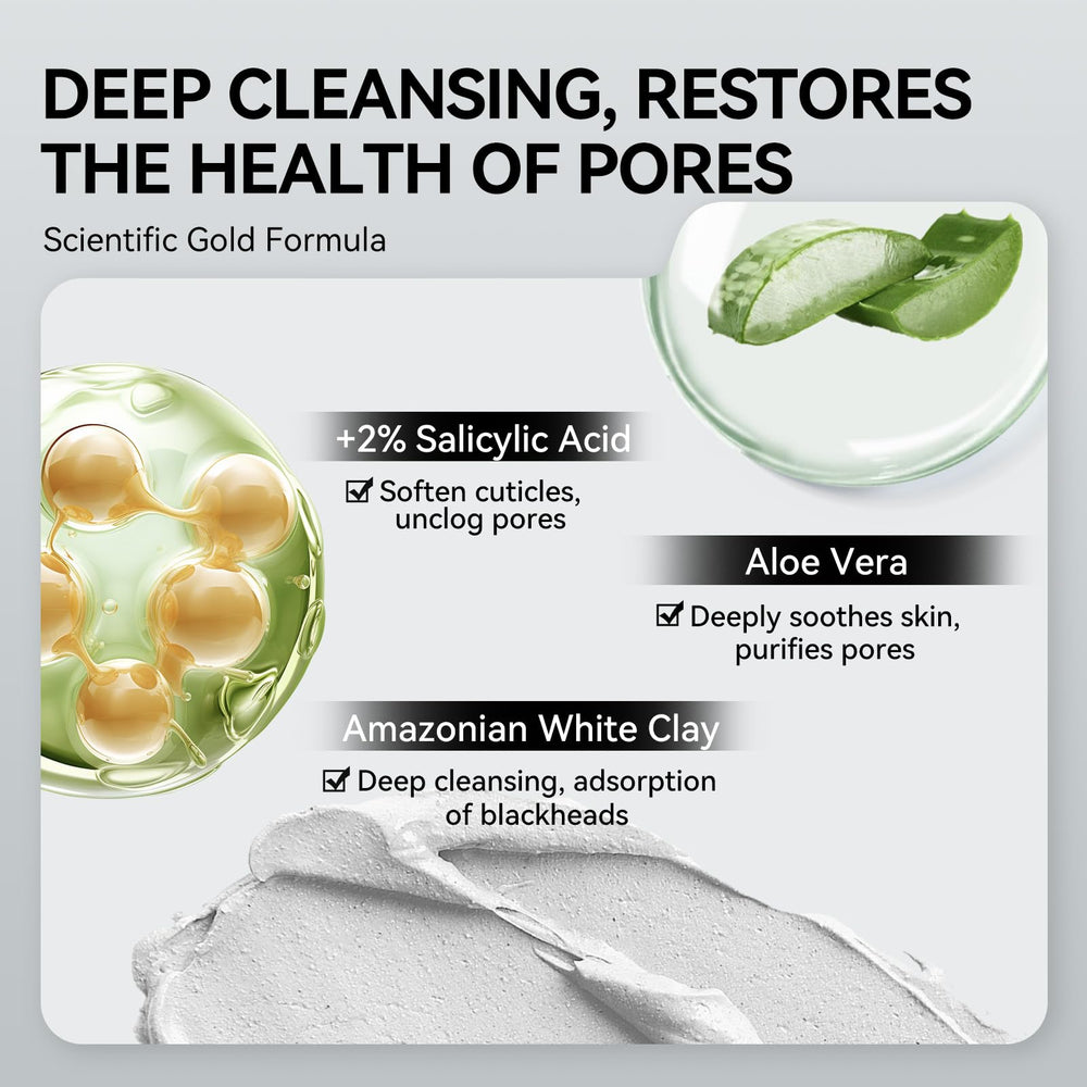 LANBENA Mask drying on skin indicates premium peel-off action.