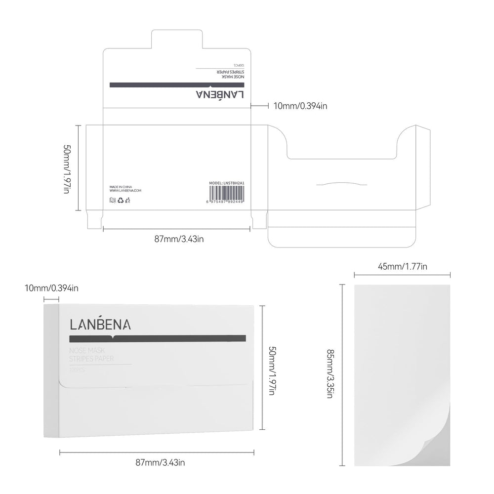 LANBENA multi-area coverage for nose, forehead, and chin