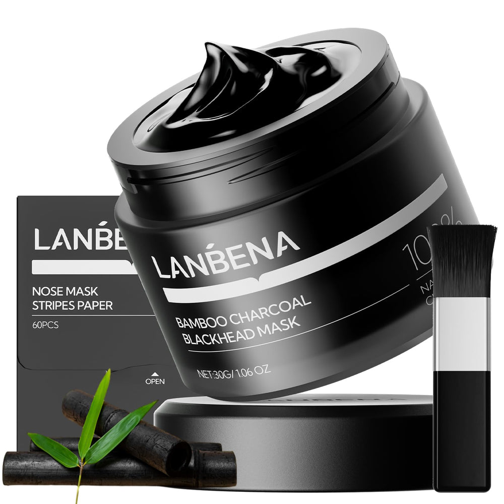 LANBENA Nariz Carbon Bambú: mascarilla para purificar poros