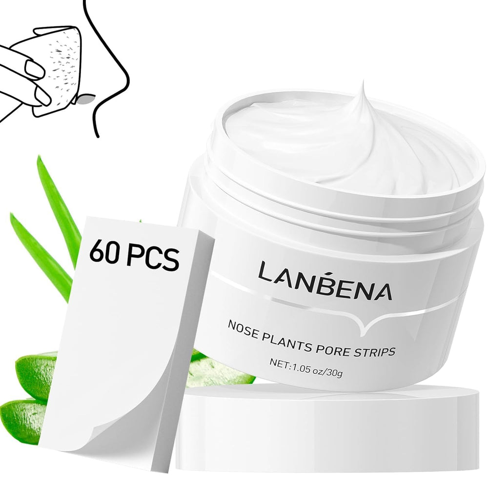 LANBENA parches nariz 60 unidades para limpieza profunda de poros