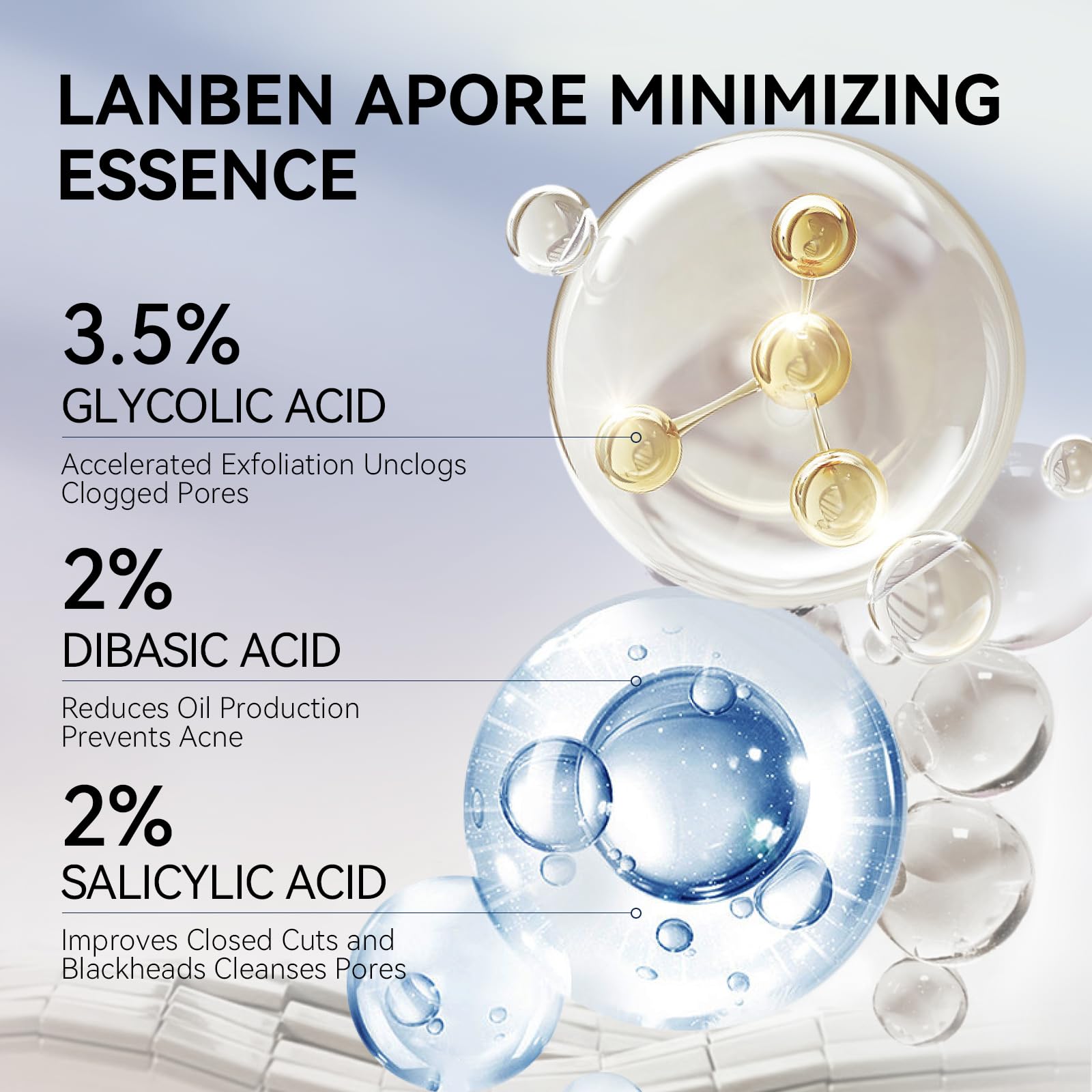 LANBENA nose area with strip applied for targeted treatment.