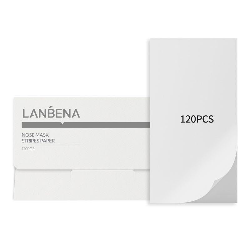 LANBENA nose mask strips paper 120 pcs for precise nose-area application