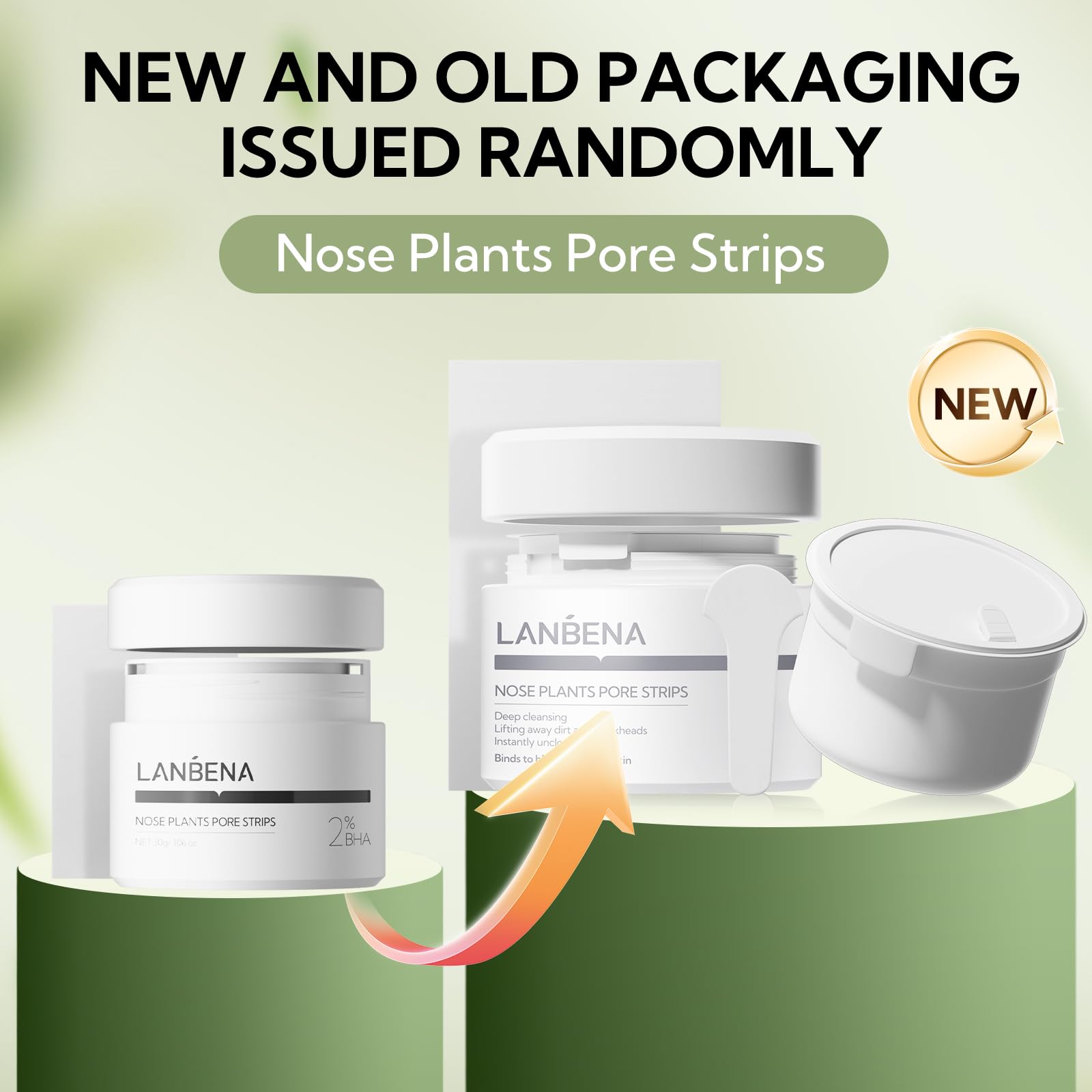LANBENA Unisex skin-care usage visuals highlight easy, gentle blackhead care.